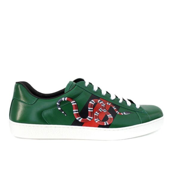 NIB Authentic Gucci Snake print Web detailed sneakers - Picture 6 of 7